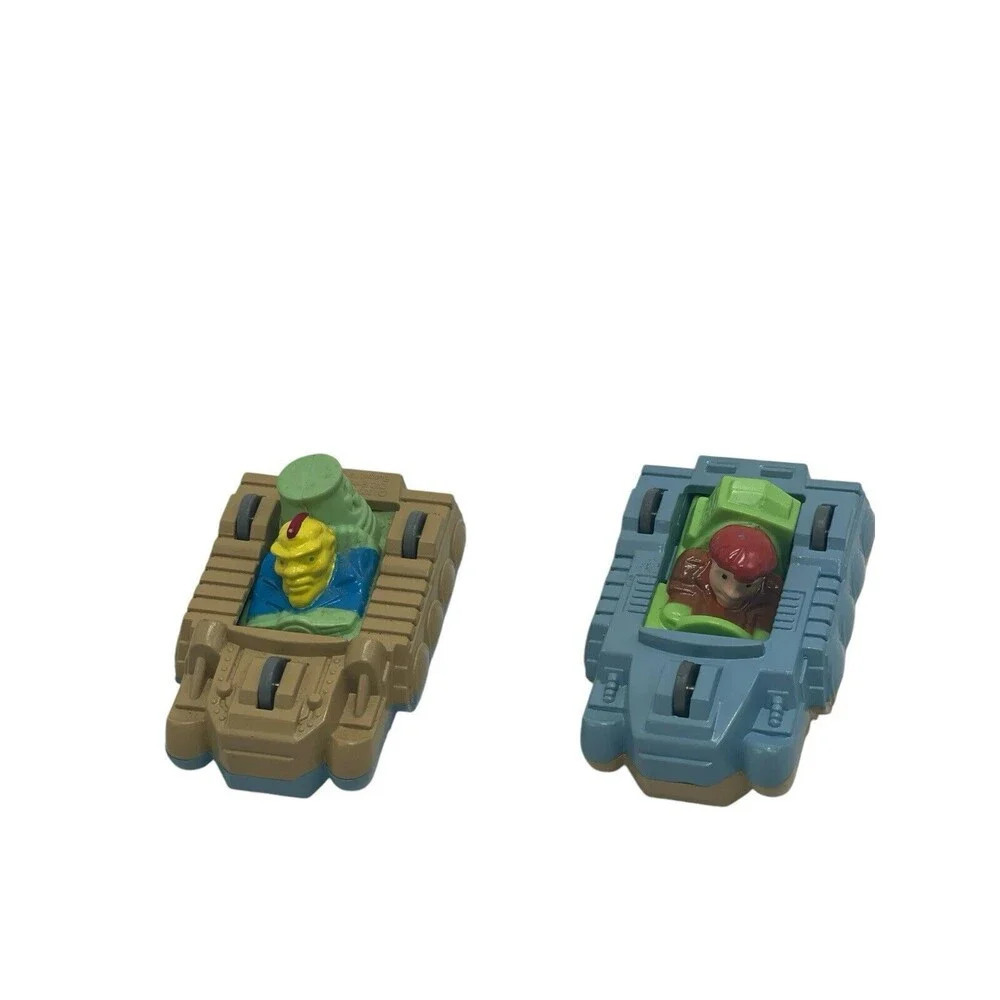 Vintage Burger King Kids Meal Toy Captain Planet Flip Car 1990 Duke Nukem (2)